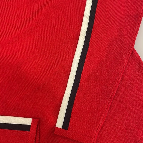 turtle neck red with stripes - Picture 2 of 6